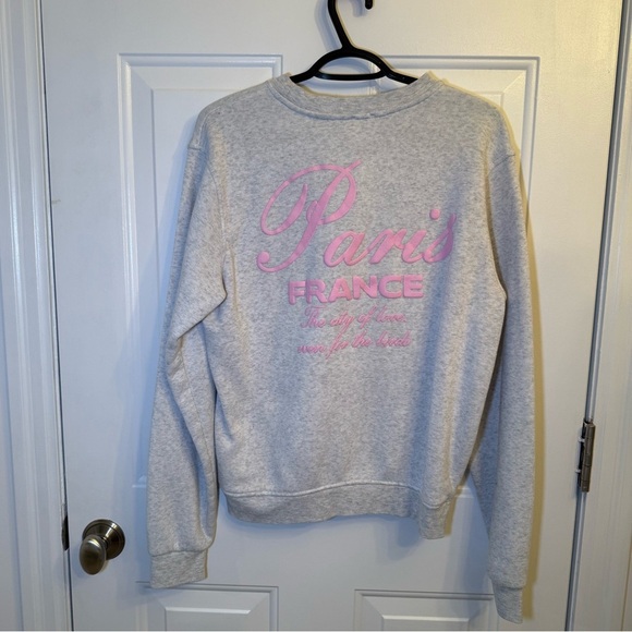 RebelSugar Crewneck Crop Sweater - Paris - Picture 3 of 5